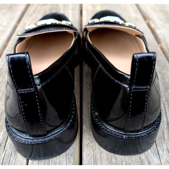 Sam Edelman Christy Slip On Loafer Patent Black Womens 9 Preppy Academia - Picture 7 of 10